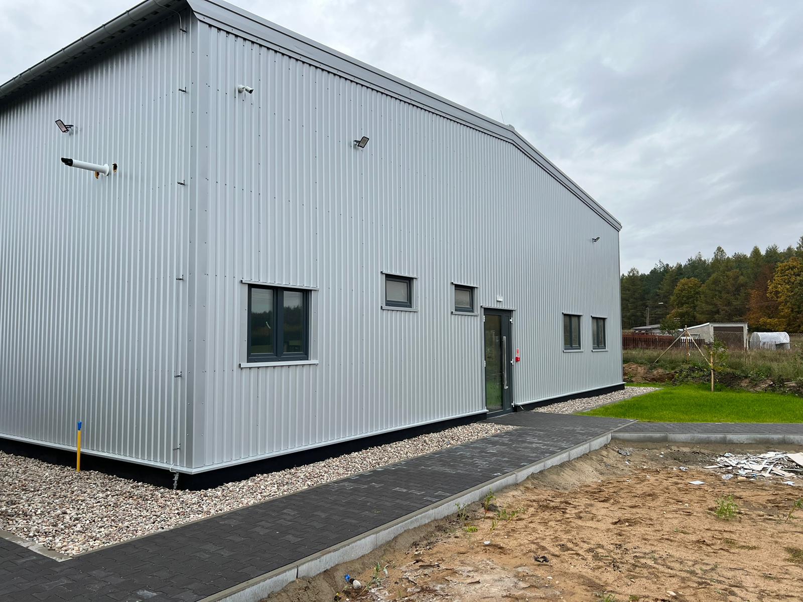 Budynek produkcyjno-magazynowy o powierzchni 600 m2
